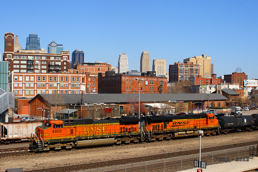 Westbound BNSF Mixed Freight Train